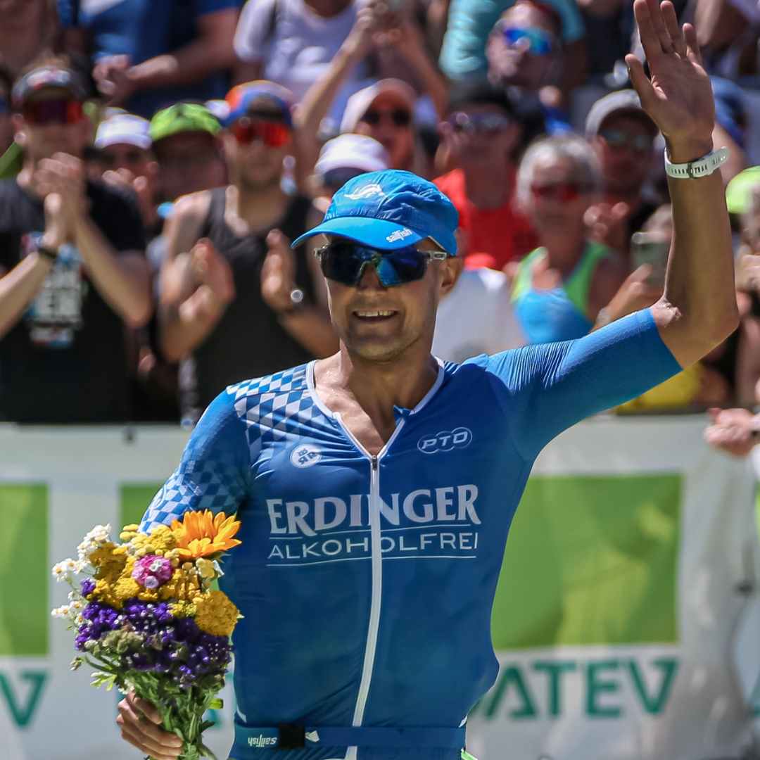 Andreas Dreitz Pro Triathlete Challenge Roth 2023 Swiss Side Aerodynamics Erdinger Alkoholfrei