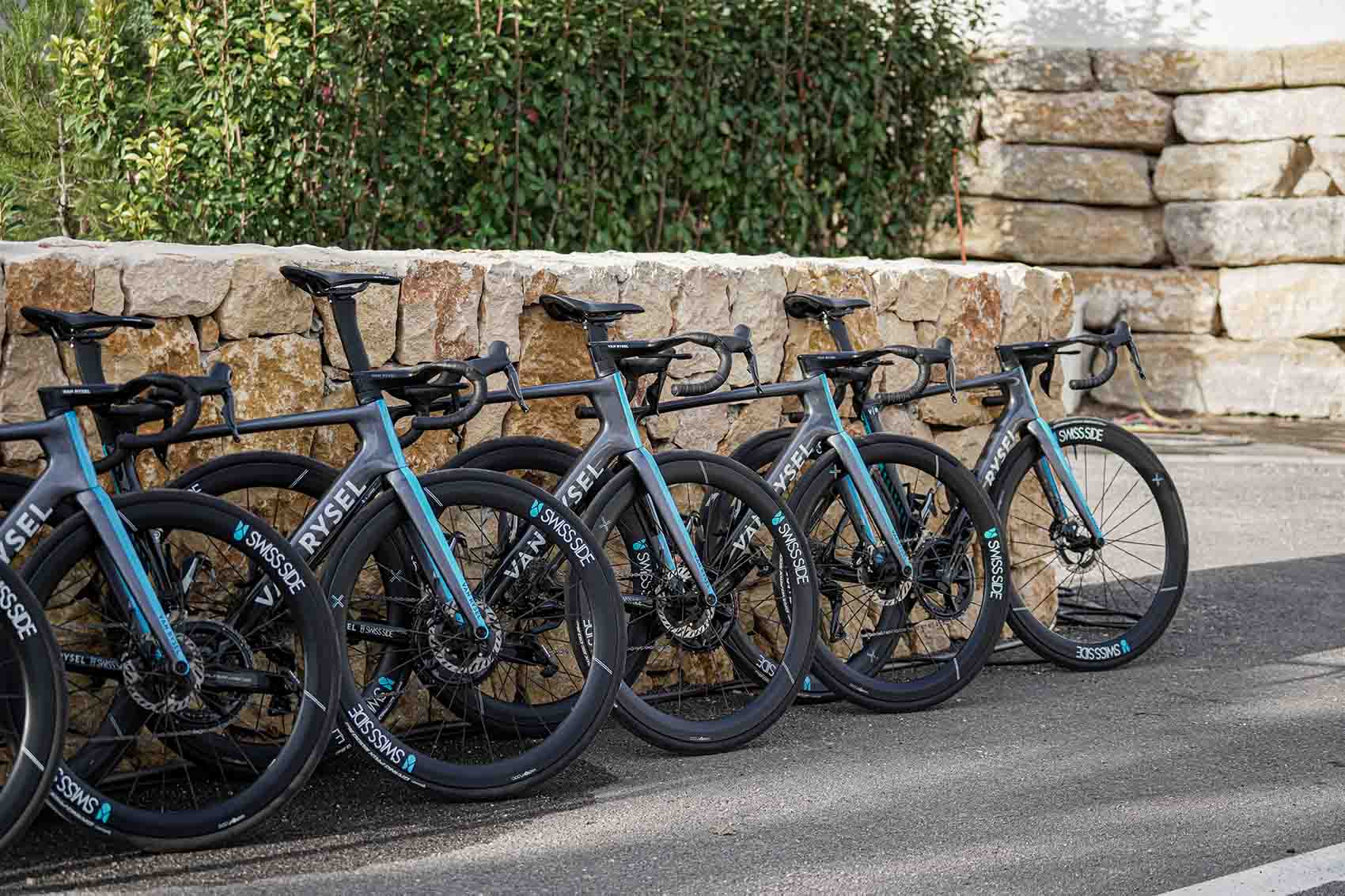 swiss side aerodynamic roady cycling wheels decathlon ag2r la mondiale team