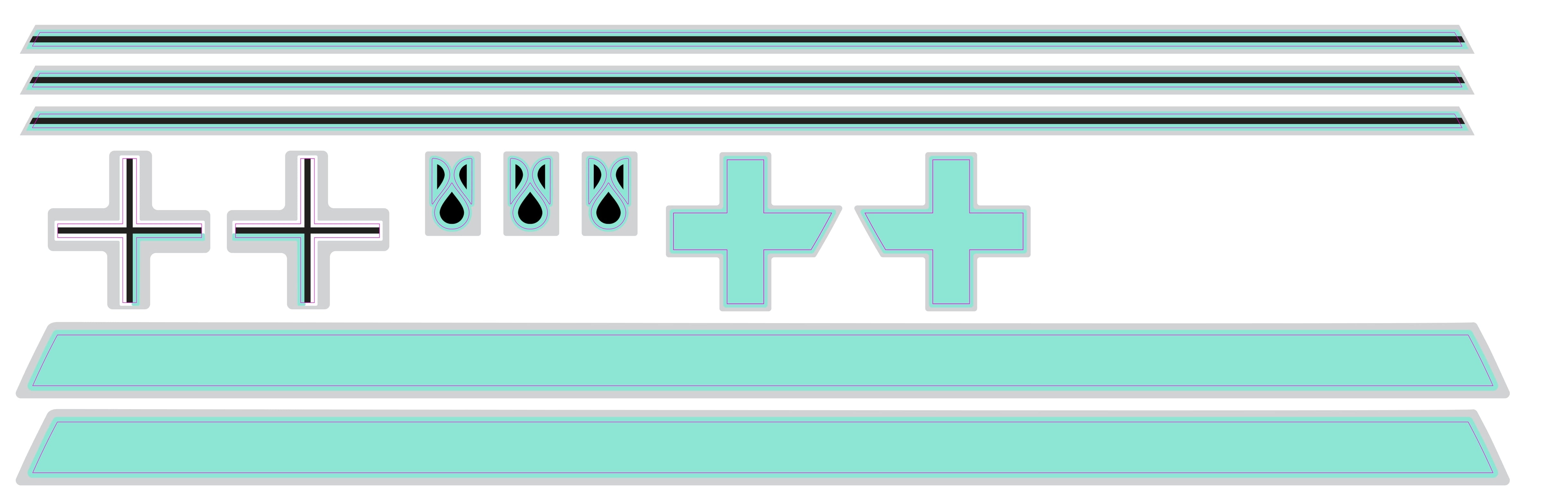 HADRON² Decals Disc Brake