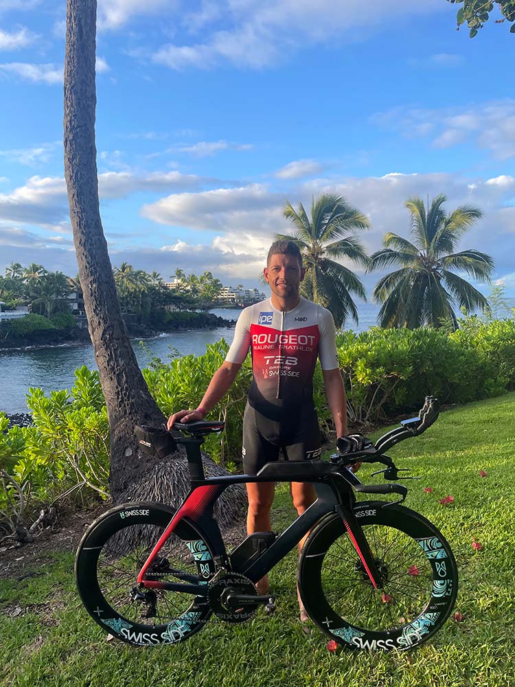 Laurent Marcilloux age group triathlete kona