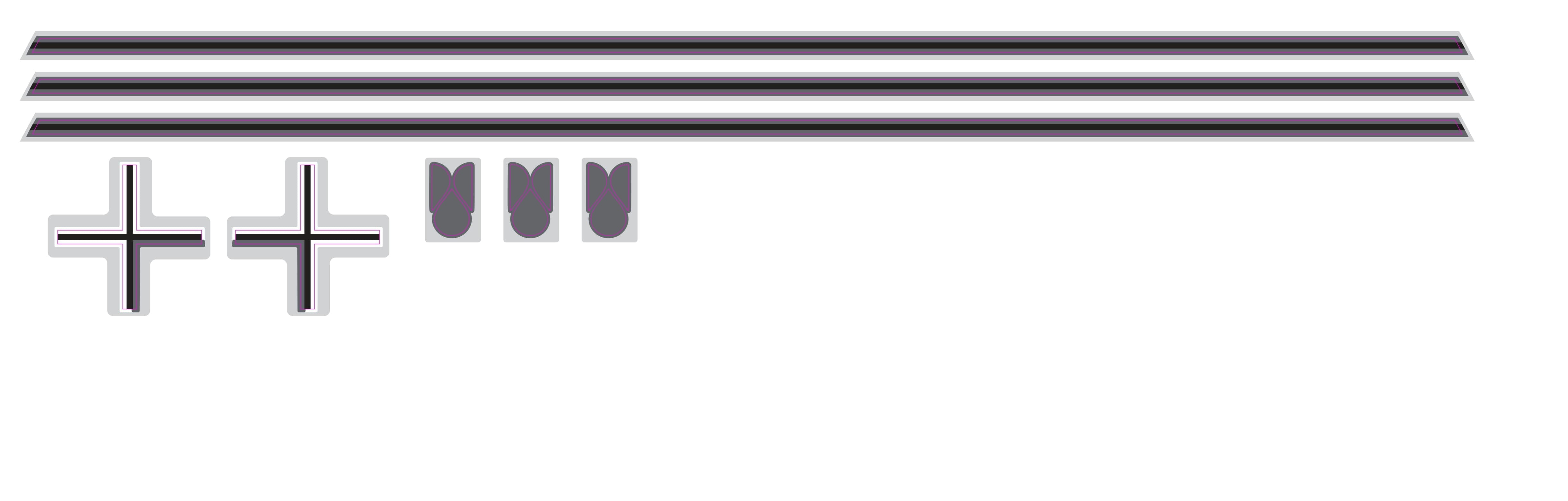 Decalcomanie colorate HADRON³ Ultimate/Classic