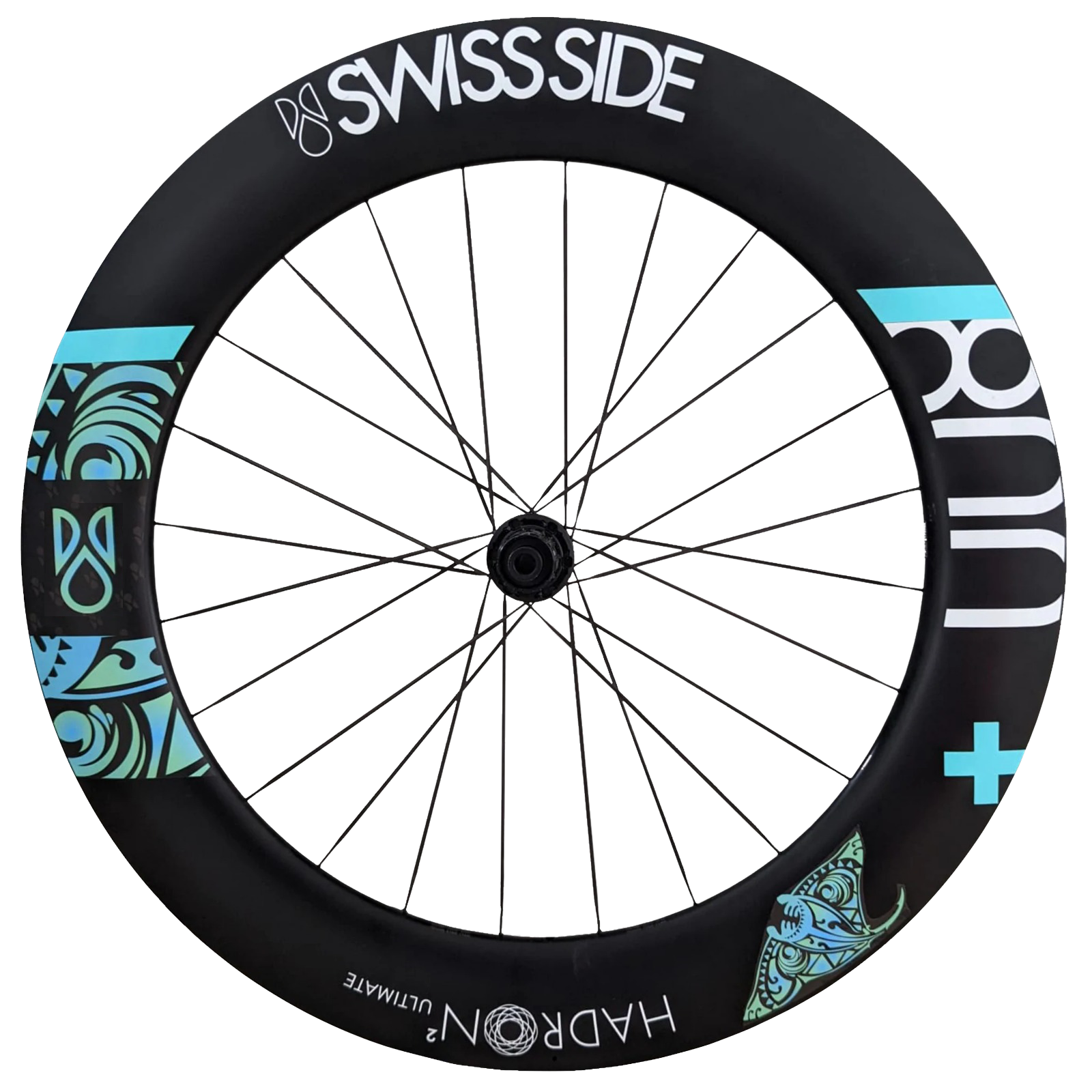 Swiss Side aero wheels kona hawaii triathlon world championship decal